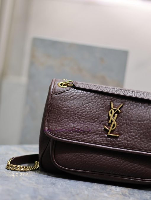 Yves Saint Laurent Bags Niki-28cm coffee colored elephant pattern with gold buckleIt's not too cool at all. The bag vcgdsrw6 - Image 4