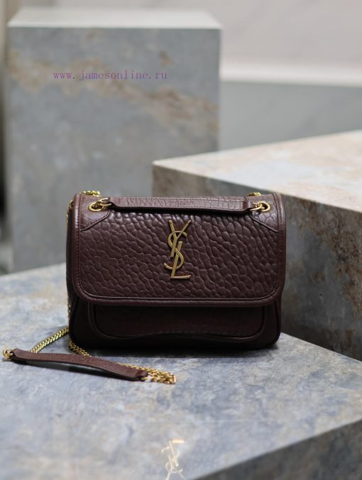 Yves Saint Laurent Bags Niki-22cm coffee colored elephant pattern with gold buckleIt's not too cool at all. The bag 2bi7e4aa
