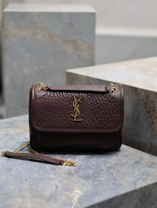 Yves Saint Laurent Bags Niki-22cm coffee colored elephant pattern with gold buckleIt's not too cool at all. The bag 2bi7e4aa - Image 2