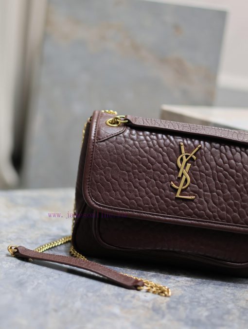 Yves Saint Laurent Bags Niki-22cm coffee colored elephant pattern with gold buckleIt's not too cool at all. The bag 2bi7e4aa - Image 3