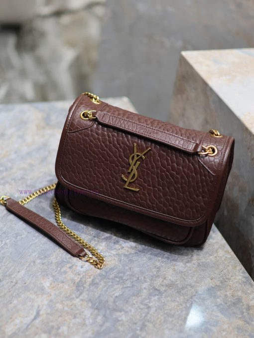 Yves Saint Laurent Bags Niki-22cm coffee colored elephant pattern with gold buckleIt's not too cool at all. The bag 2bi7e4aa - Image 5