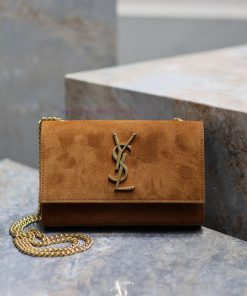 Yves Saint Laurent Bags Earth yellow frosted gold buckle~KATE 20cm latest size, timeless style, irresistible super c xt9jxgxh