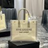 Yves Saint Laurent Bags Rive Gauche Tote Bag, Left Bank Shopping Bag ️, from custom linen fabric to embroidery craft kgon37ev