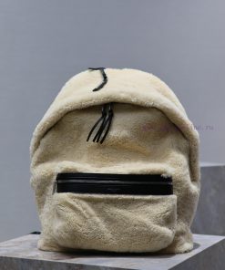 Yves Saint Laurent Bags The backpack has arrived - lamb woolThe feeling of autumn and winter is here~The fur and fur nru3hncq