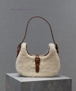 Yves Saint Laurent Bags Winter limited edition lamb wool with leatherHobo bag armpit crossbody bag for la ️Featuring k6zrvqut