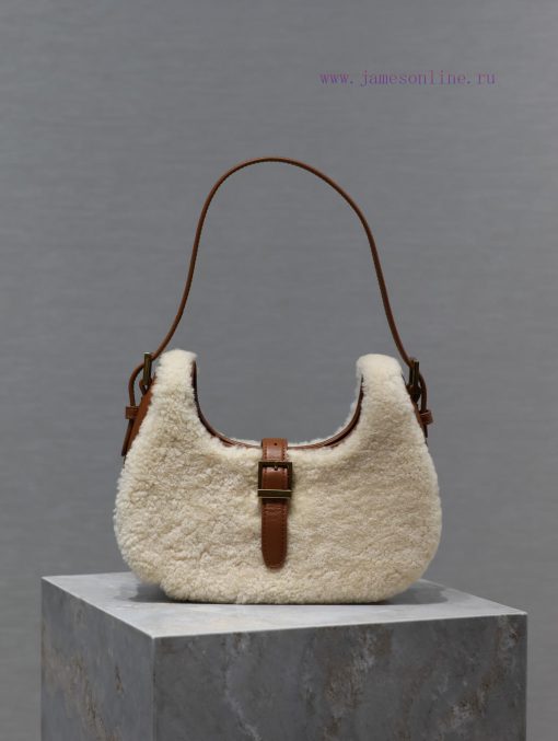 Yves Saint Laurent Bags Winter limited edition lamb wool with leatherHobo bag armpit crossbody bag for la ️Featuring k6zrvqut - Image 2