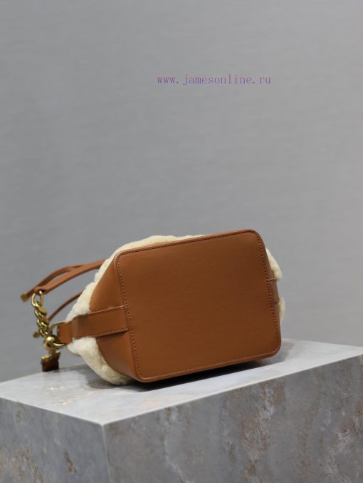 Yves Saint Laurent Bags Lamb woolEMMANUELLE Quilted Bucket BagMy love for bucket bags is serious. The bag opening is 9s0iva8r - Image 10