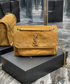 Yves Saint Laurent Bags Niki's latest frosted styleNIKI_ Matte Leather Series, 100% Imported Matte Leather, Inner an dktgx89p