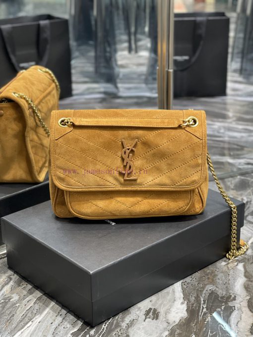 Yves Saint Laurent Bags Niki's latest frosted styleNIKI_ Matte Leather Series, 100% Imported Matte Leather, Inner an dktgx89p