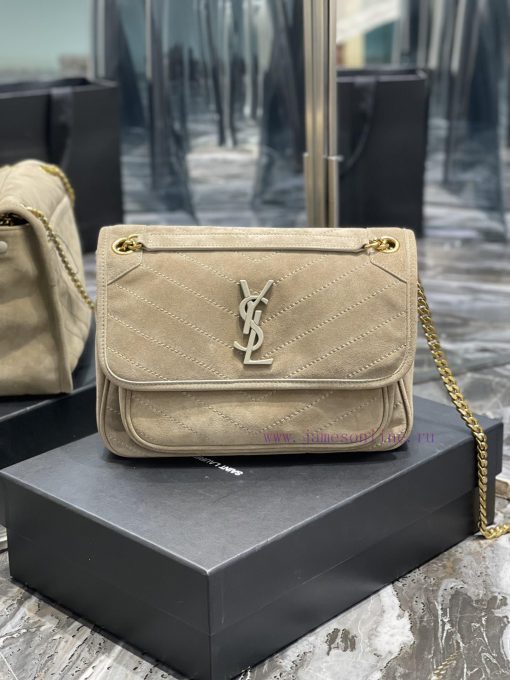 Yves Saint Laurent Bags Niki's latest frosted styleNIKI_ Matte Leather Series, 100% Imported Matte Leather, Inner an i96a929f