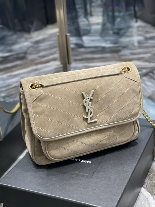 Yves Saint Laurent Bags Niki's latest frosted styleNIKI_ Matte Leather Series, 100% Imported Matte Leather, Inner an i96a929f - Image 3