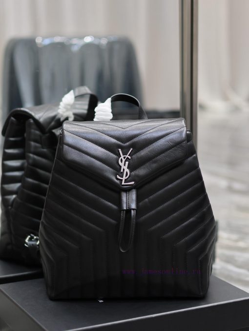 Yves Saint Laurent Bags Loulou Series Y-shaped Quilted BackpackIt has to be said that backpacks have always been an 4n8m397y