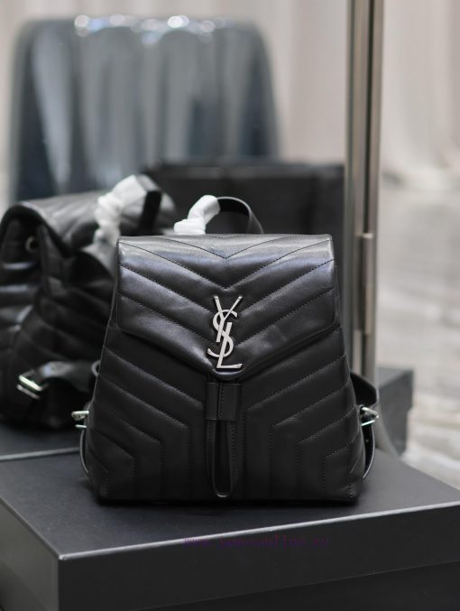 Yves Saint Laurent Bags Loulou Series Y-shaped Quilted BackpackIt has to be said that backpacks have always been an 1mn80i48 - Image 2