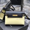 Yves Saint Laurent Bags Black patchwork beige gold buckle_Manhattan_ Flip Manhattan baguette bag, replacing the clas 8hkoxh8s