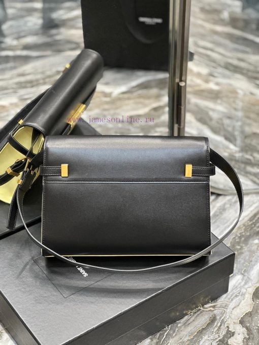 Yves Saint Laurent Bags Black patchwork beige gold buckle_Manhattan_ Flip Manhattan baguette bag, replacing the clas 8hkoxh8s - Image 10