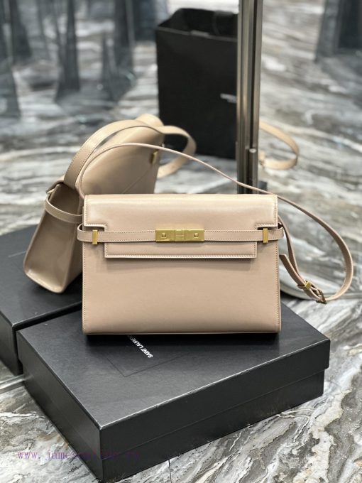 Yves Saint Laurent Bags Bean sand color_Manhattan_ Flip Manhattan baguette bag, replacing the classic logo with a lo l1hdztle - Image 2
