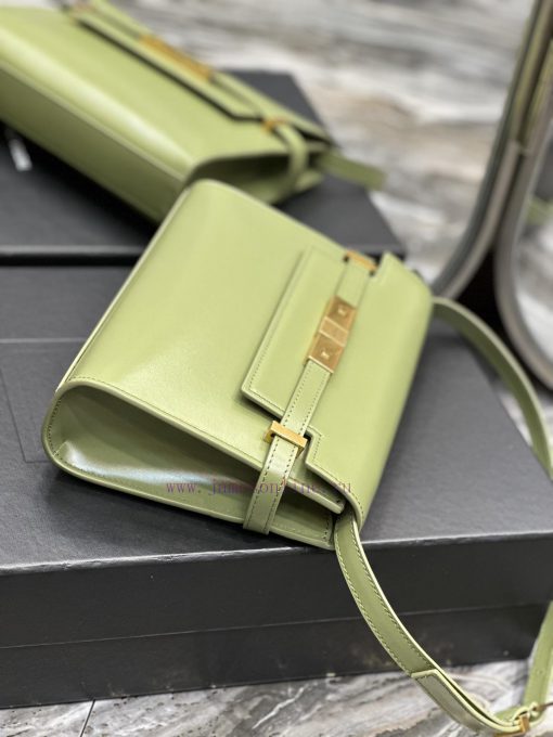 Yves Saint Laurent Bags 𝙈𝙖𝙣𝙝𝙖𝙩𝙖𝙣𝟮𝟰𝙘𝙢 Avocado Green_Synchronized with the new Manhattan baguette bag, small size 24cm bz2ecbuf - Image 8