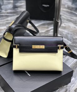 Yves Saint Laurent Bags NEW new color - Black with beige gold buckleManhattan_ Flip Manhattan baguette bag, replacin 3dhqqeoa