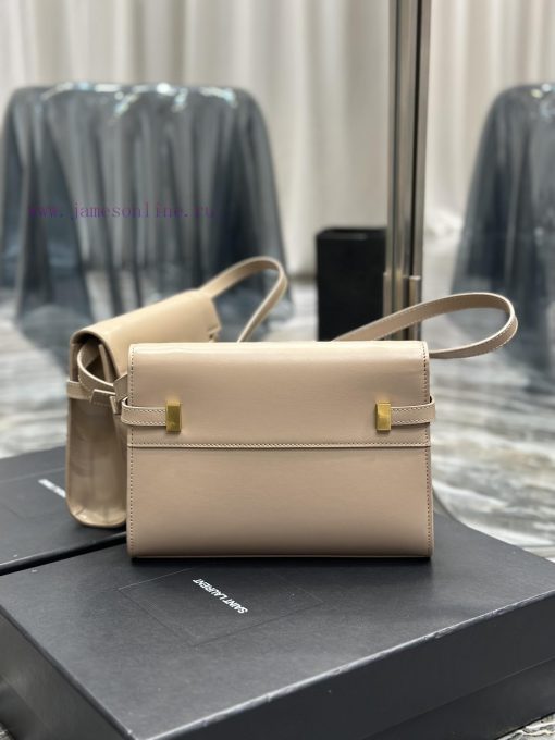 Yves Saint Laurent Bags 𝙈𝙖𝙣𝙝𝙖𝙩𝙖𝙣𝟮𝟰𝙘𝙢 Naked Pink_Synchronized with the new Manhattan baguette bag, small size 24cm, n b0l3iwqj - Image 6
