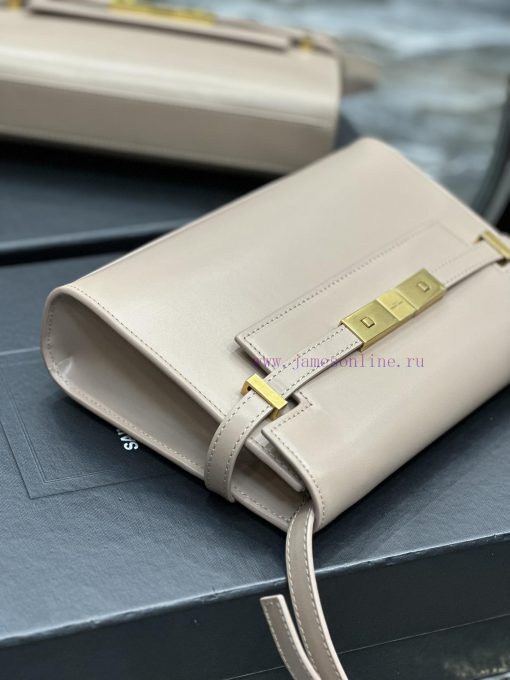 Yves Saint Laurent Bags 𝙈𝙖𝙣𝙝𝙖𝙩𝙖𝙣𝟮𝟰𝙘𝙢 Naked Pink_Synchronized with the new Manhattan baguette bag, small size 24cm, n b0l3iwqj - Image 8