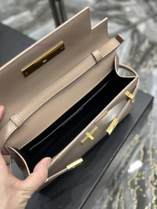 Yves Saint Laurent Bags 𝙈𝙖𝙣𝙝𝙖𝙩𝙖𝙣𝟮𝟰𝙘𝙢 Naked Pink_Synchronized with the new Manhattan baguette bag, small size 24cm, n b0l3iwqj - Image 10
