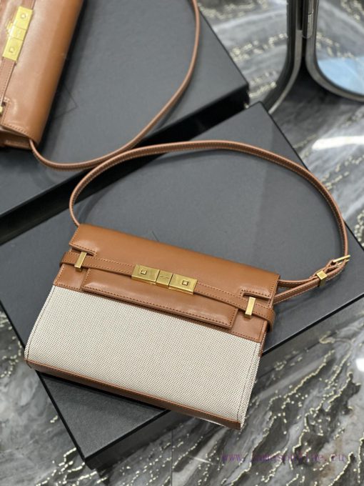 Yves Saint Laurent Bags 𝙈𝙖𝙣𝙝𝙖𝙩𝙖𝙣𝟮𝟰𝙘𝙢 New colors_Synchronized with the new Manhattan baguette bag, small size 24cm, n q7ffxske - Image 6