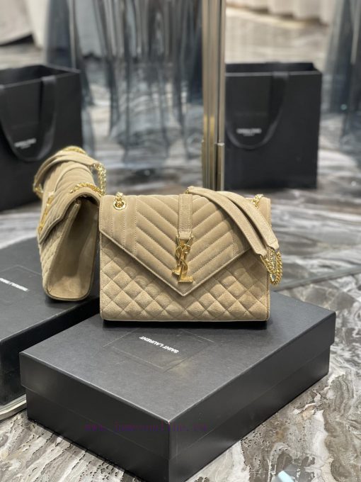 Yves Saint Laurent Bags 𝑬𝑵𝑽𝑬𝑳𝑶𝑷𝑬 _ Matte SeriesMedium envelope bag, V-shaped diamond patterned caviar, Italian impor 8z9yn62m