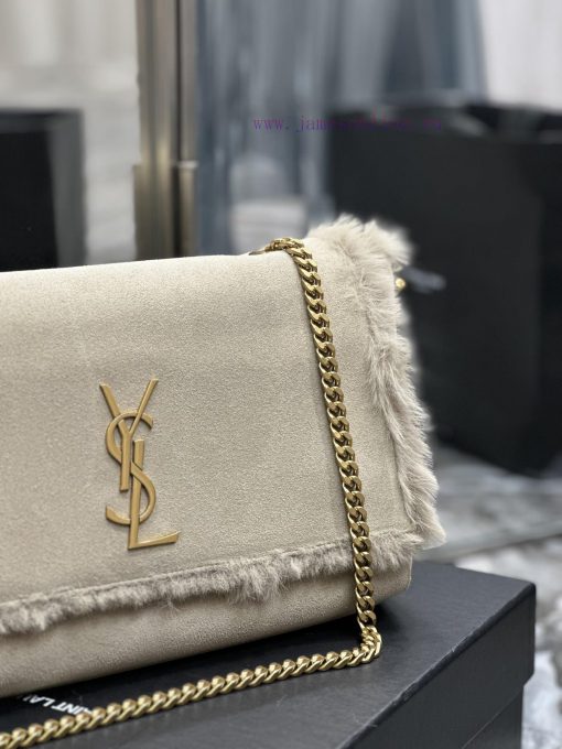 Yves Saint Laurent Bags Autumn and winter rabbit fur styles are out~𝐊𝐚𝐭𝐞 _ Double sided bag launches suede&rabbit fu ptmjmilw - Image 5