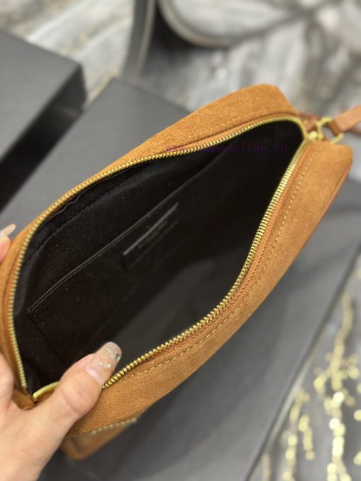 Yves Saint Laurent Bags 𝑳𝒐𝒖 Camera Bag _ Matte SeriesCaramel rivet threading techniqueTop imported Italian cowhide i k0h3tuhr - Image 7