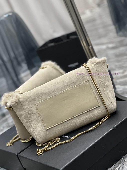 Yves Saint Laurent Bags Autumn and winter rabbit fur styles are out~𝐊𝐚𝐭𝐞 _ Double sided bag launches suede&rabbit fu ptmjmilw - Image 7