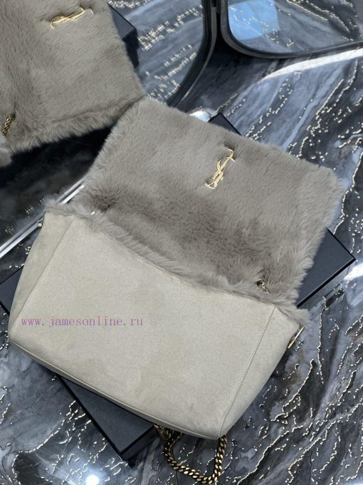 Yves Saint Laurent Bags Autumn and winter rabbit fur styles are out~𝐊𝐚𝐭𝐞 _ Double sided bag launches suede&rabbit fu ptmjmilw - Image 9