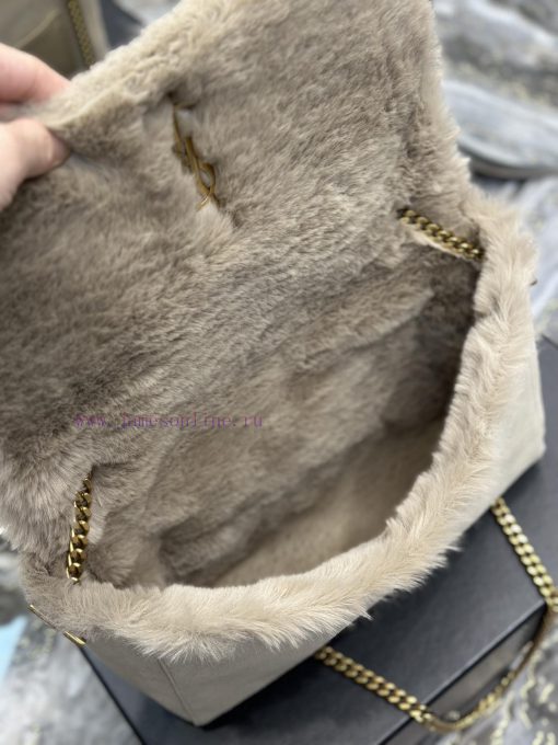 Yves Saint Laurent Bags Autumn and winter rabbit fur styles are out~𝐊𝐚𝐭𝐞 _ Double sided bag launches suede&rabbit fu ptmjmilw - Image 10