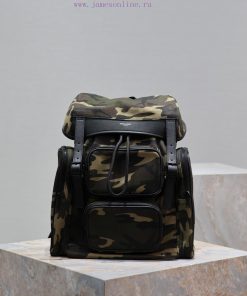 Yves Saint Laurent Bags City_ Men's Backpack/Mountaineering BagFlip top backpack with drawstring, snap closure, pair fdk6cq4t