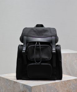 Yves Saint Laurent Bags City_ Men's Backpack/Mountaineering BagFlip top backpack with drawstring, snap closure, pair h69rw1zk