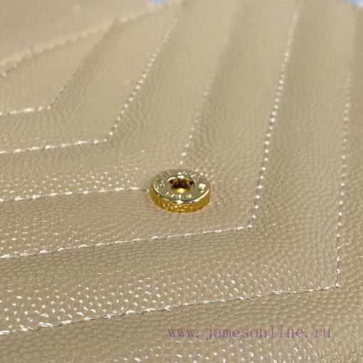 Yves Saint Laurent Bags 𝑴𝒐𝒏𝒐𝒈𝒓𝒂𝒎 𝑾𝒐𝒄 MONOGRAM caviar pattern envelope package A super practical small bag, the most q8rvply1 - Image 8
