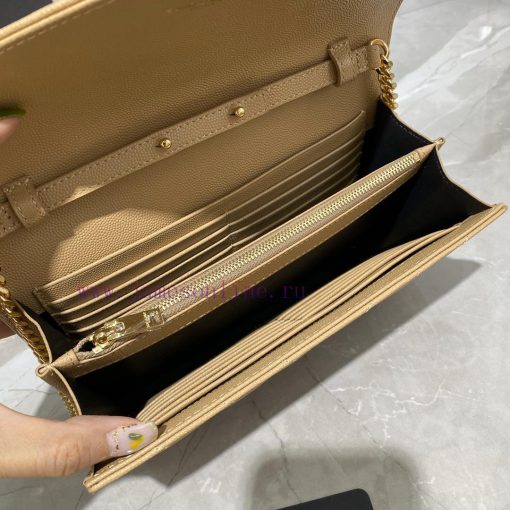 Yves Saint Laurent Bags 𝑴𝒐𝒏𝒐𝒈𝒓𝒂𝒎 𝑾𝒐𝒄 MONOGRAM caviar pattern envelope package A super practical small bag, the most q8rvply1 - Image 9