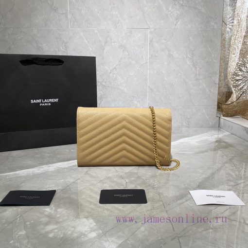 Yves Saint Laurent Bags 𝑴𝒐𝒏𝒐𝒈𝒓𝒂𝒎 𝑾𝒐𝒄 MONOGRAM caviar pattern envelope package A super practical small bag, the most q8rvply1 - Image 10