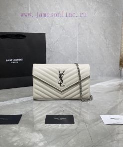 Yves Saint Laurent Bags 𝑴𝒐𝒏𝒐𝒈𝒓𝒂𝒎 𝑾𝒐𝒄 MONOGRAM caviar pattern envelope package A super practical small bag, the most i0d1wn9l