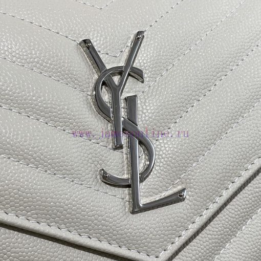 Yves Saint Laurent Bags 𝑴𝒐𝒏𝒐𝒈𝒓𝒂𝒎 𝑾𝒐𝒄 MONOGRAM caviar pattern envelope package A super practical small bag, the most i0d1wn9l - Image 4
