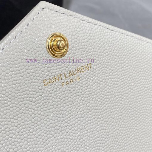 Yves Saint Laurent Bags 𝑴𝒐𝒏𝒐𝒈𝒓𝒂𝒎 𝑾𝒐𝒄 MONOGRAM caviar pattern envelope package A super practical small bag, the most cq2u3gxr - Image 7