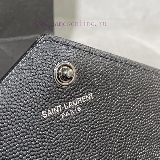 Yves Saint Laurent Bags 𝑴𝒐𝒏𝒐𝒈𝒓𝒂𝒎 𝑾𝒐𝒄 MONOGRAM caviar pattern envelope package A super practical small bag, the most ov9tmcnx - Image 6