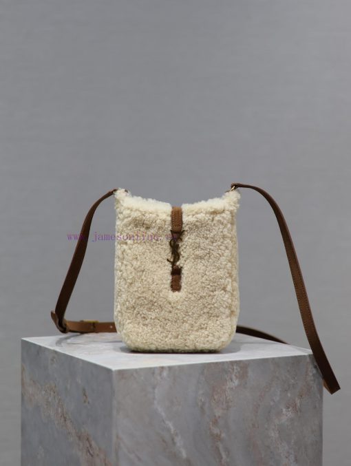 Yves Saint Laurent Bags Le 5A7 Phone Bag _ Lamb HairThe most eye-catching lamb fur must be planted with grass~Gentle q0olyeqc