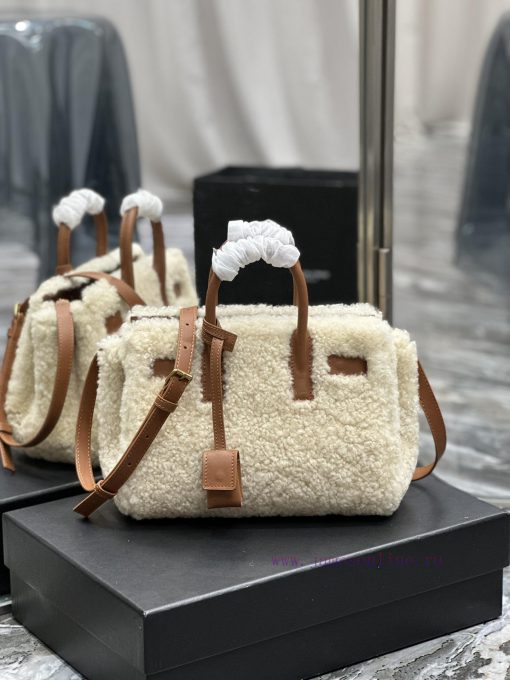 Yves Saint Laurent Bags Sac de jour22cm lamb woolEquipped with long shoulder straps and mini sizeThe design concept kty1gokh - Image 2