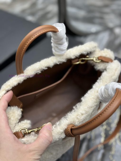 Yves Saint Laurent Bags Sac de jour22cm lamb woolEquipped with long shoulder straps and mini sizeThe design concept kty1gokh - Image 7
