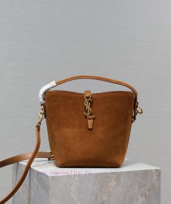 Yves Saint Laurent Bags Suede styleLE 37 Bucket Bag Small_Super Beautiful Bucket Bag with Handheld _ A brand new bag kh8cigxn