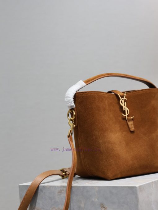 Yves Saint Laurent Bags Suede styleLE 37 Bucket Bag Small_Super Beautiful Bucket Bag with Handheld _ A brand new bag kh8cigxn - Image 3
