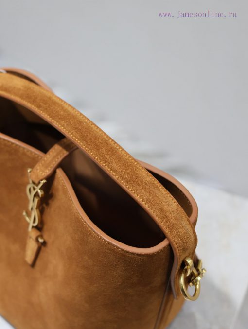 Yves Saint Laurent Bags Suede styleLE 37 Bucket Bag Small_Super Beautiful Bucket Bag with Handheld _ A brand new bag kh8cigxn - Image 6