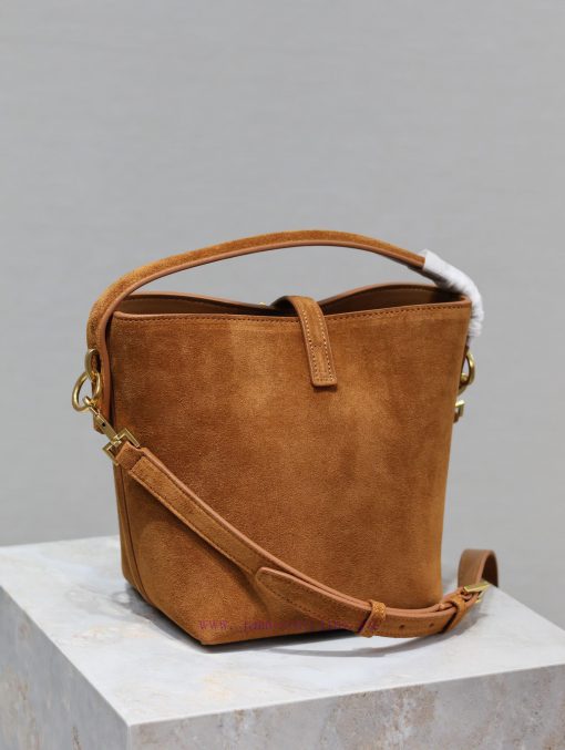 Yves Saint Laurent Bags Suede styleLE 37 Bucket Bag Small_Super Beautiful Bucket Bag with Handheld _ A brand new bag kh8cigxn - Image 9