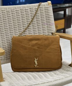 Yves Saint Laurent Bags JAMIE_ suede styleThe new big bag really hits my heart, who knowsImported Italian suede, th 7tqw1ohn