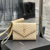 Yves Saint Laurent Bags 𝑴𝑶𝑵𝑶𝑮𝑹𝑨𝑴 _ Caviar handbag, with detachable wrist strap, wear-resistant caviar pattern, 100% jbulsnq9
